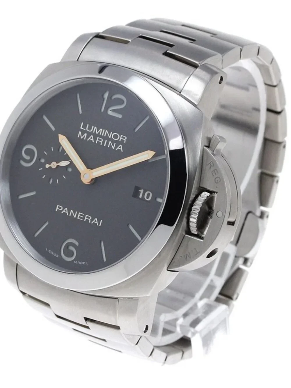 PANERAI Luminor Marina 1950 PAM00352 3 days Brown Dial Automatic Men's_826879